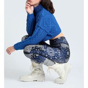 8 by Yoox Leather Cap Top Lace Up Boots